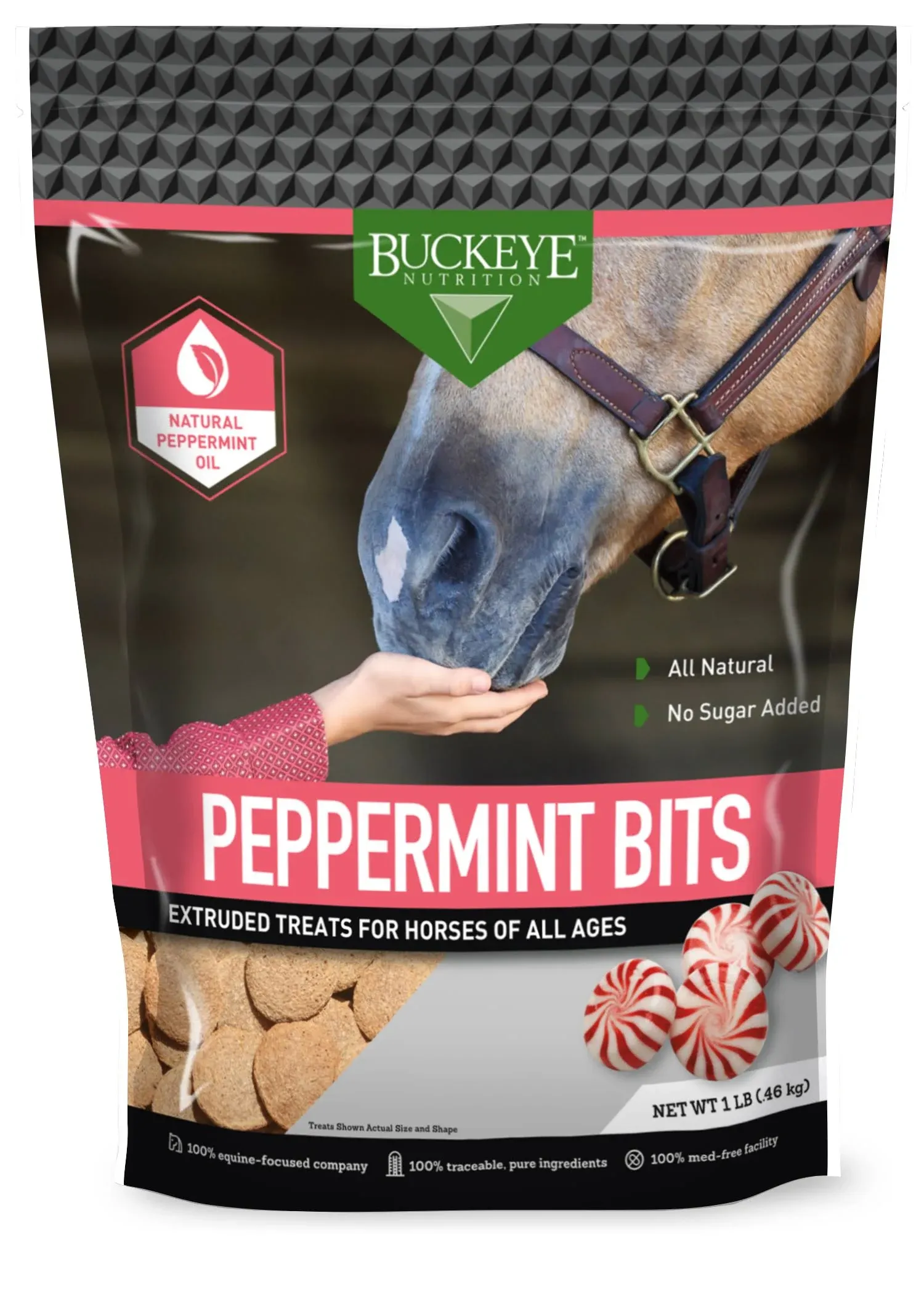 Buckeye Nutrition Peppermint Bits Treats - 4 lbs