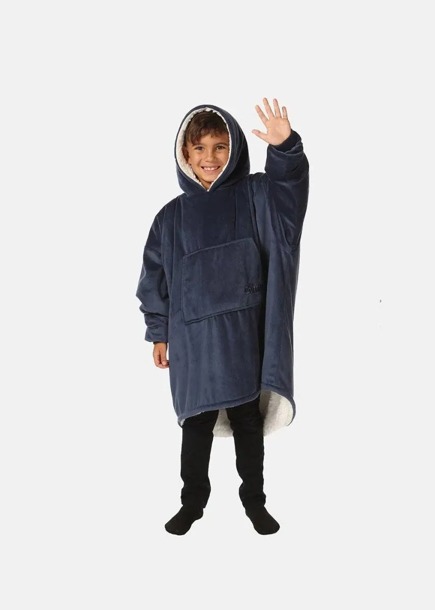 The Comfy Kids Original Blanket Sweatshirt, Navy Blue, One Size