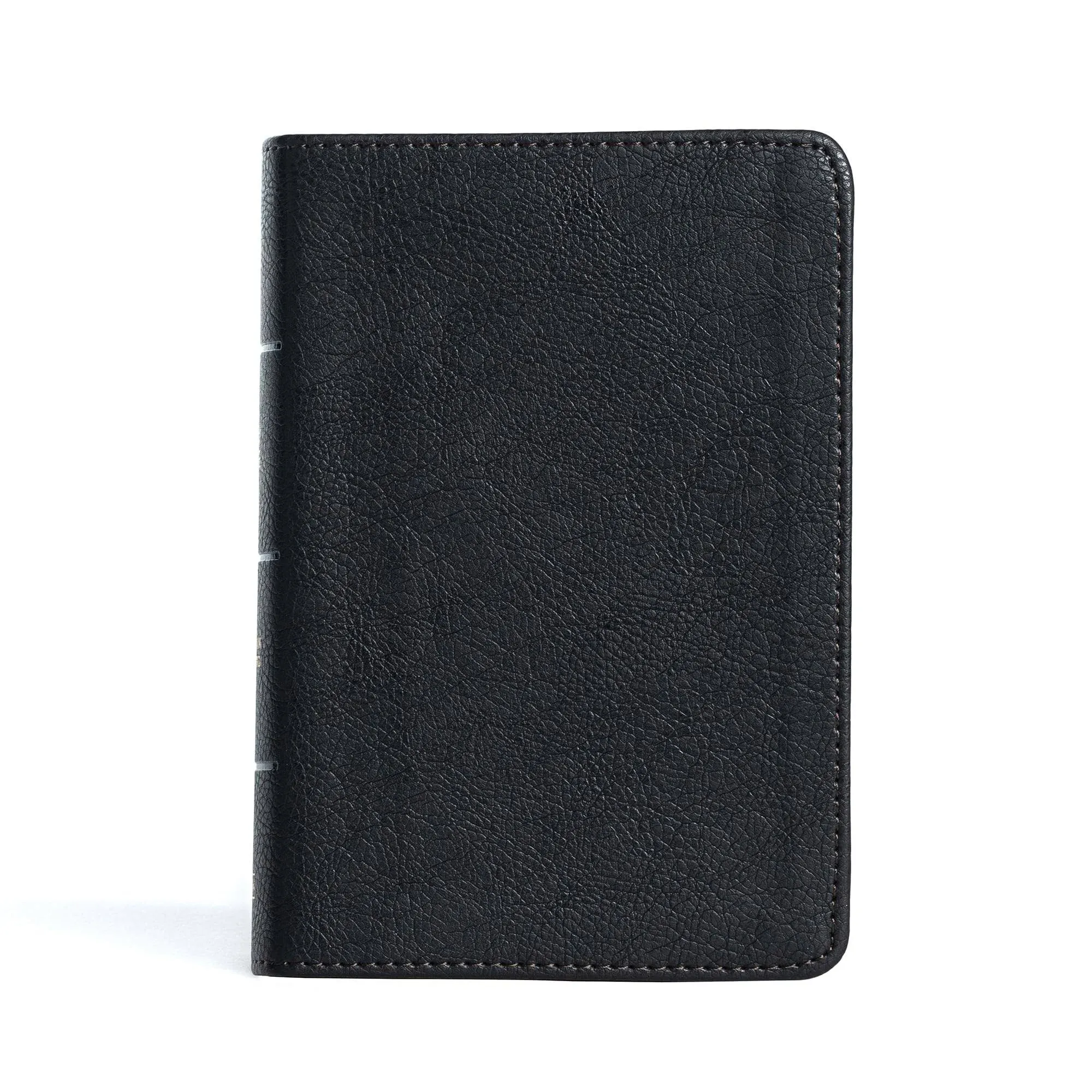 CSB Large Print Compact Reference Bible, Black Leathertouch [Book]