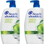 Head and Shoulders Shampoo, Anti Dandruff Treatment, Green Apple, 32.1 fl oz, Twin Pack