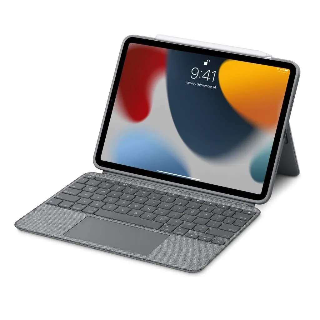 Logitech Combo Touch iPad Pro 11-inch (1st, 2nd, 3rd gen) Keyboard Case - Grey