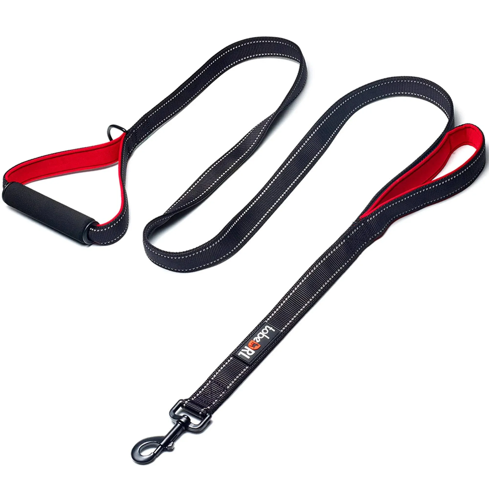 tobeDRI Heavy Duty Dog Leash - 2 Padded Handles, 6 Feet Long - Dog Training Walking Leashes for Medium Large Dogs