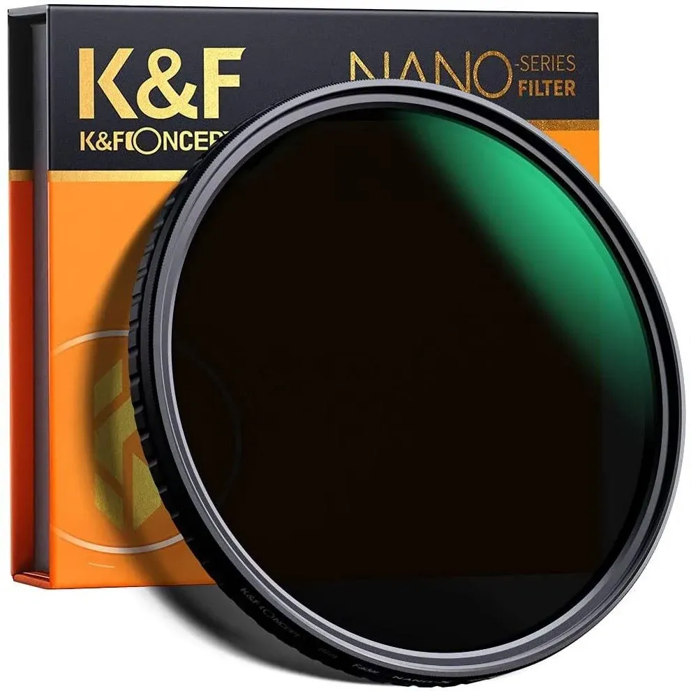 K&F Concept 72mm Variable Nd Filter Adjustable Fader Neutral Density ND2 - ND32