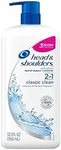 Head & Shoulders Classic Clean 2 in 1 Anti Dandruff Shampoo and Conditioner - 32.1 fl oz bottle