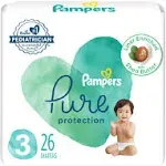 Pampers Pure Protection Diapers Size 3 - 26 Count