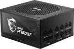 MSI MPG A750GF, 80 GOLD Full Modular Gaming PSU, Japanese Electrolytic capacitor