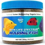 New Life Spectrum Marine Fish Food Regular Sinking Pellets - 300g