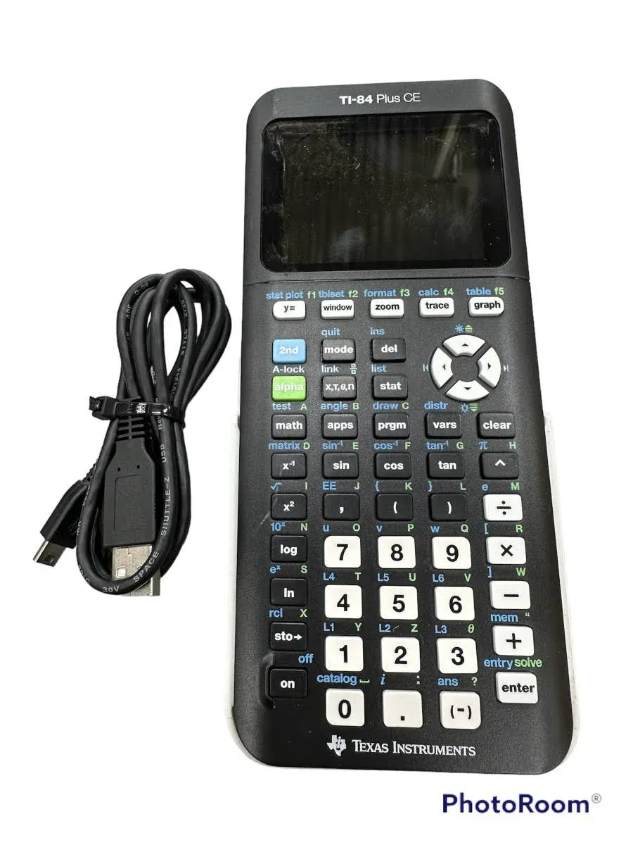 Texas Instruments Ti-84 Plus CE Graphing Calculator