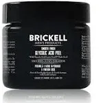 Brickell Men's Smooth Finish Glycolic Acid Peel for Men Natural and Organic Anti-Aging Peel for Wrinkles 2 Ounce Scented