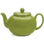 Green Seamless Sturdy Stoneware Teapot