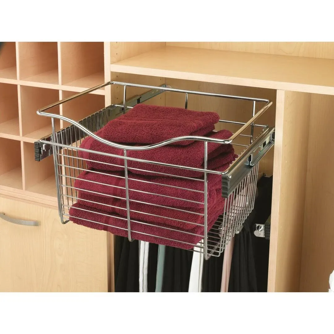 Rev-A-Shelf - CB-181411CR-1 - Chrome Closet Pull-Out Basket