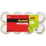 Scotch Sure Start Packaging Tape, 1.88" x 54.6 yds - 8 pack