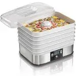 Hamilton Beach Food Dehydrator, 500 Watts, 5 trays, Silver, 32100A