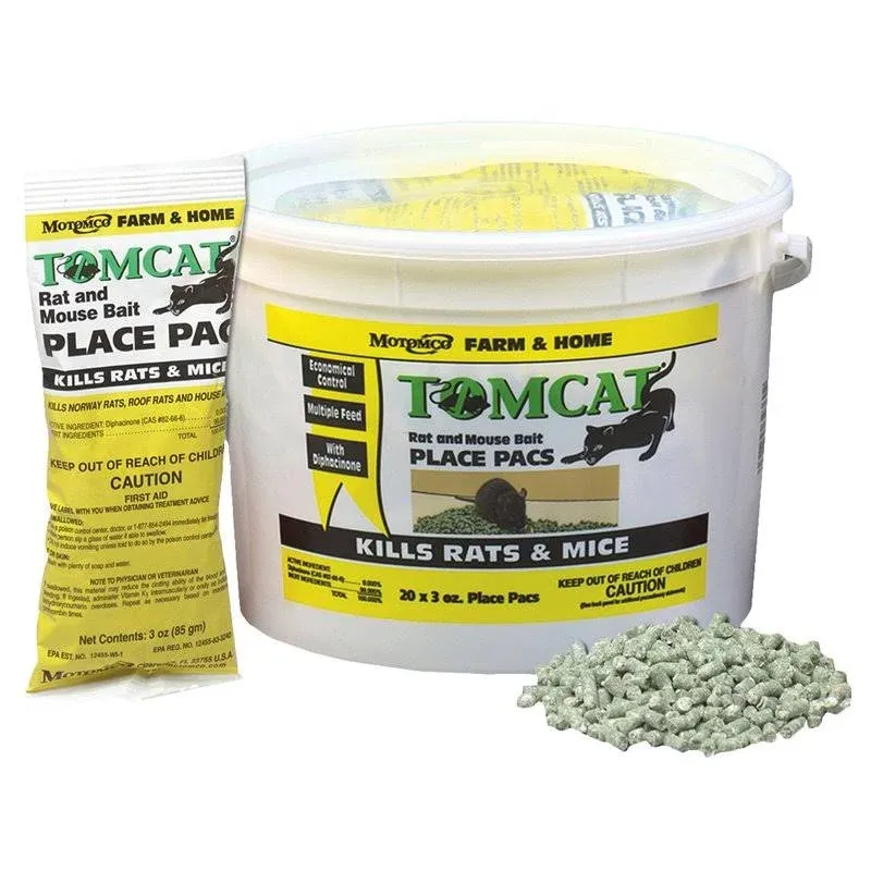 TOMCAT Rat and Mouse Bait Place Pack