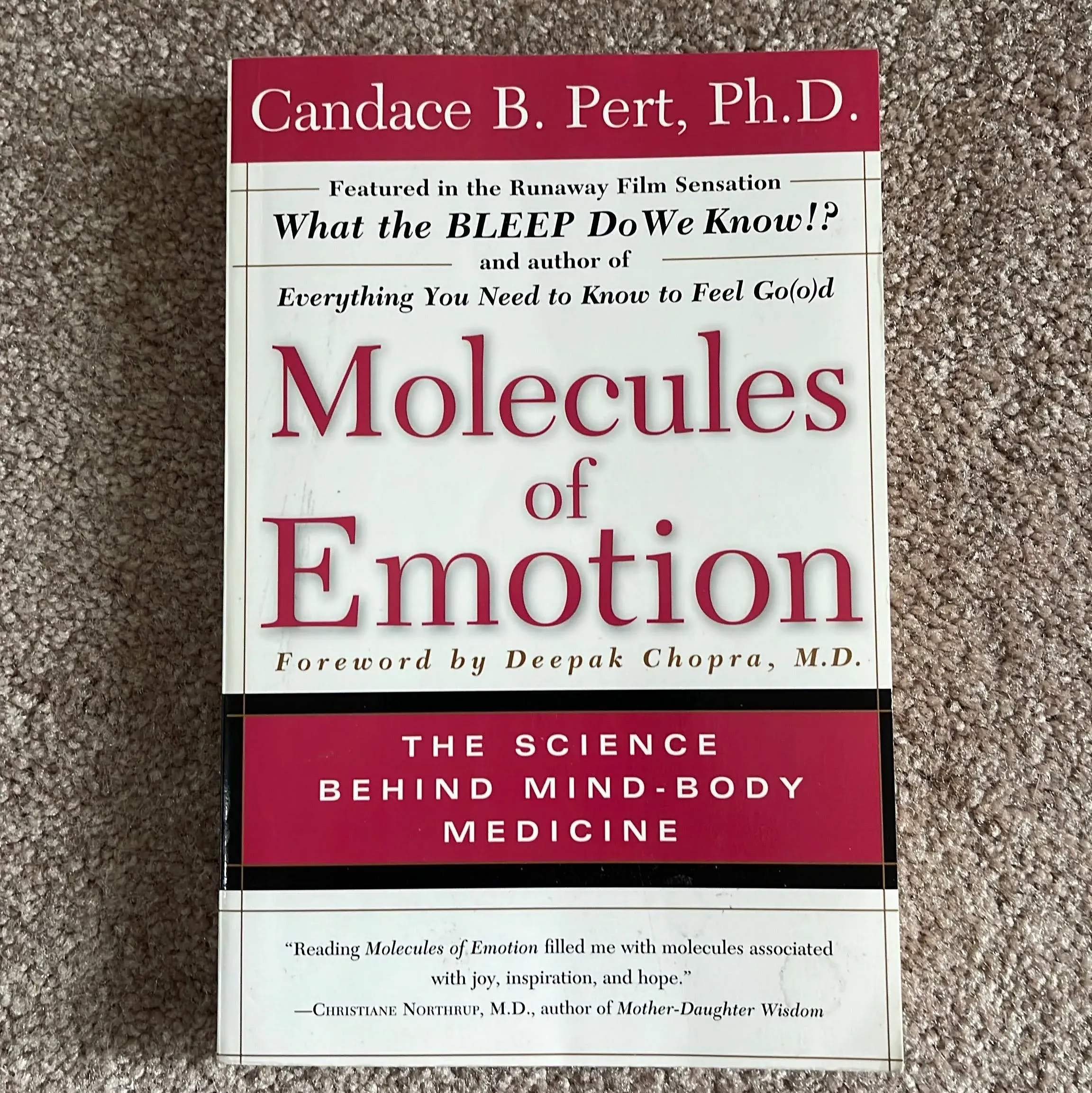 Molecules of Emotion: The Science Behind Mind-Body Medicine