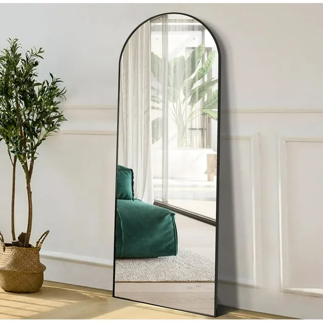 Arched Wall Mounted Full Length Large Standing Mirror