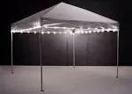 Battery Operated CanopyBrightz LED Lights, White String for Outdoor Canopies