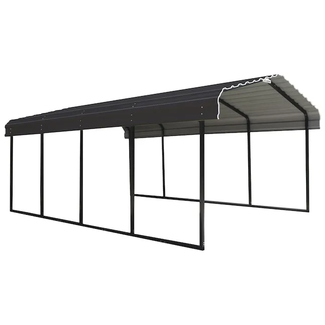 Arrow Carport 20 x 20 - Eggshell