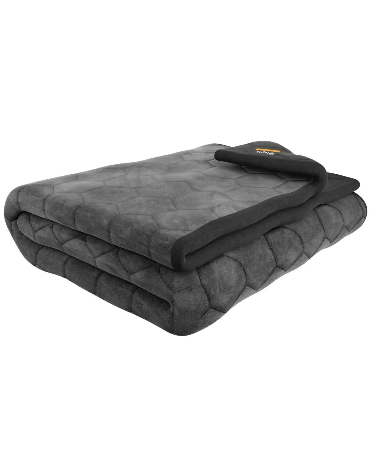 Layla 300 Thread Count Weighted Blanket with Fleece Top Layer, Even Weight Distribution, 100% Cotton Bottom Layer (25 Pounds)