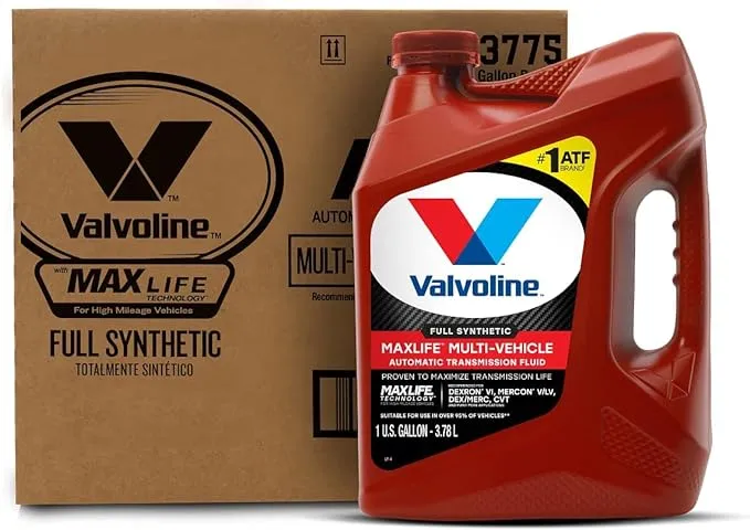 Valvoline Multi-Vehicle (ATF) Full Synthetic Automatic Transmission Fluid 1 GA, Case of 3