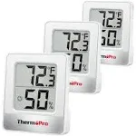 ThermoPro TP49 Digital Hygrometer Indoor Thermometer Humidity Meter Mini Hygrometer Thermometer with Temperature and Humidity Monitor Room