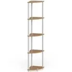 Furinno Turn-N-Tube 5 Tier Corner Display Rack