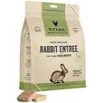 Vital Essentials Grain-Free Rabbit Mini Patties Freeze-Dried Cat Food - 3.75 Oz: Beige 3.75 oz