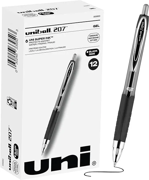 Uni-Ball Signo 207 Retractable Gel Pen