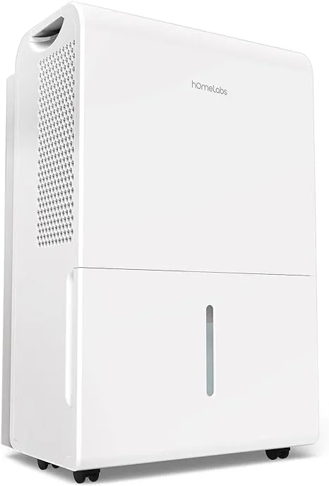 hOmeLabs 1,000 Sq Ft Portable Dehumidifier Ideal for Home Bedroom, Bathroom, Office and Small Sized Rooms