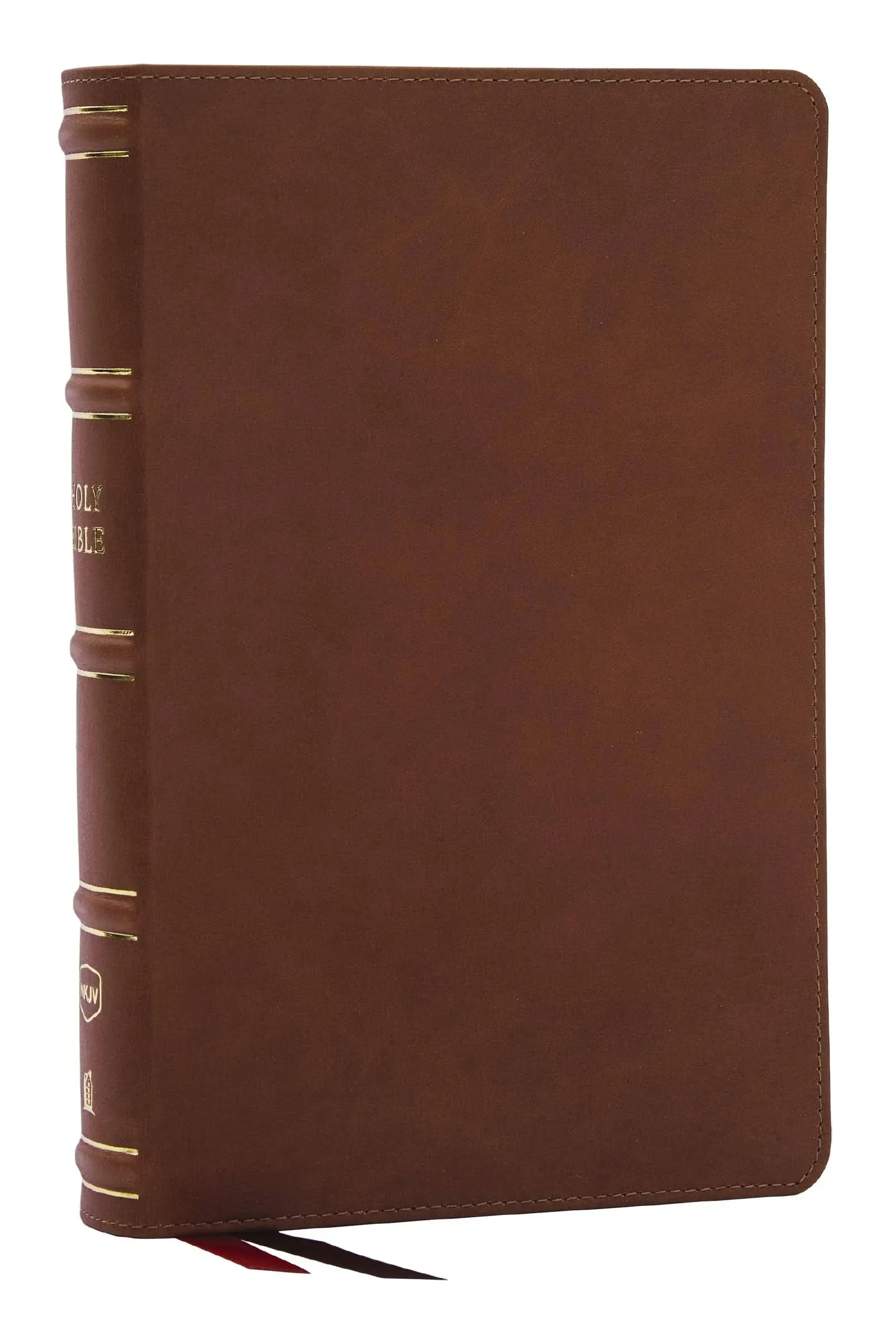 Thomas Nelson NKJV, Single-Column Reference Bible, Verse-by-vers (Leather Bound)