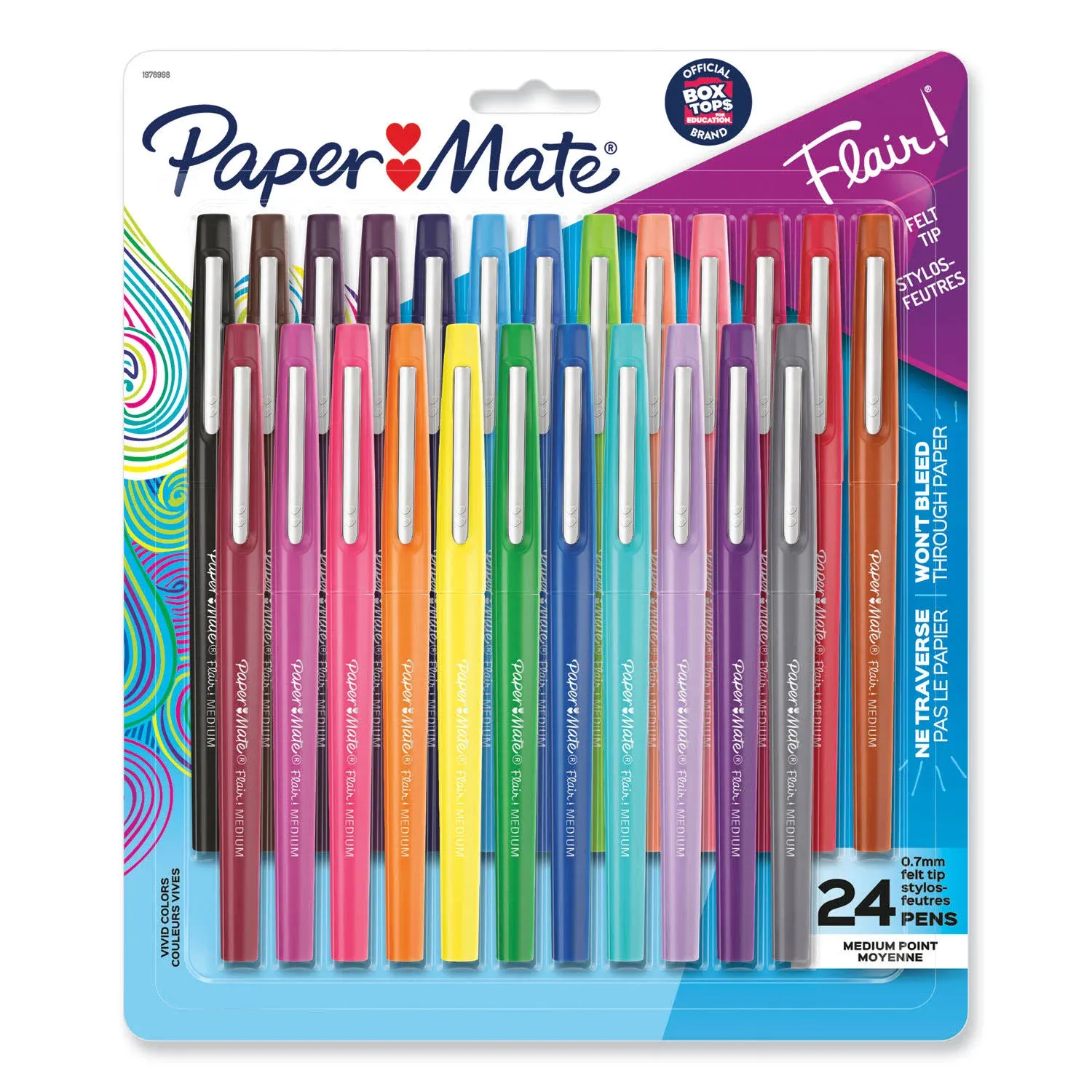 Paper Mate Point Guard Flair Felt Tip Pens