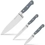 Chicago Cutlery Halsted (3-PC) Cutlery, Ergonomic Handles and Sharp Stainless Steel Professional Chef Cutlery Set