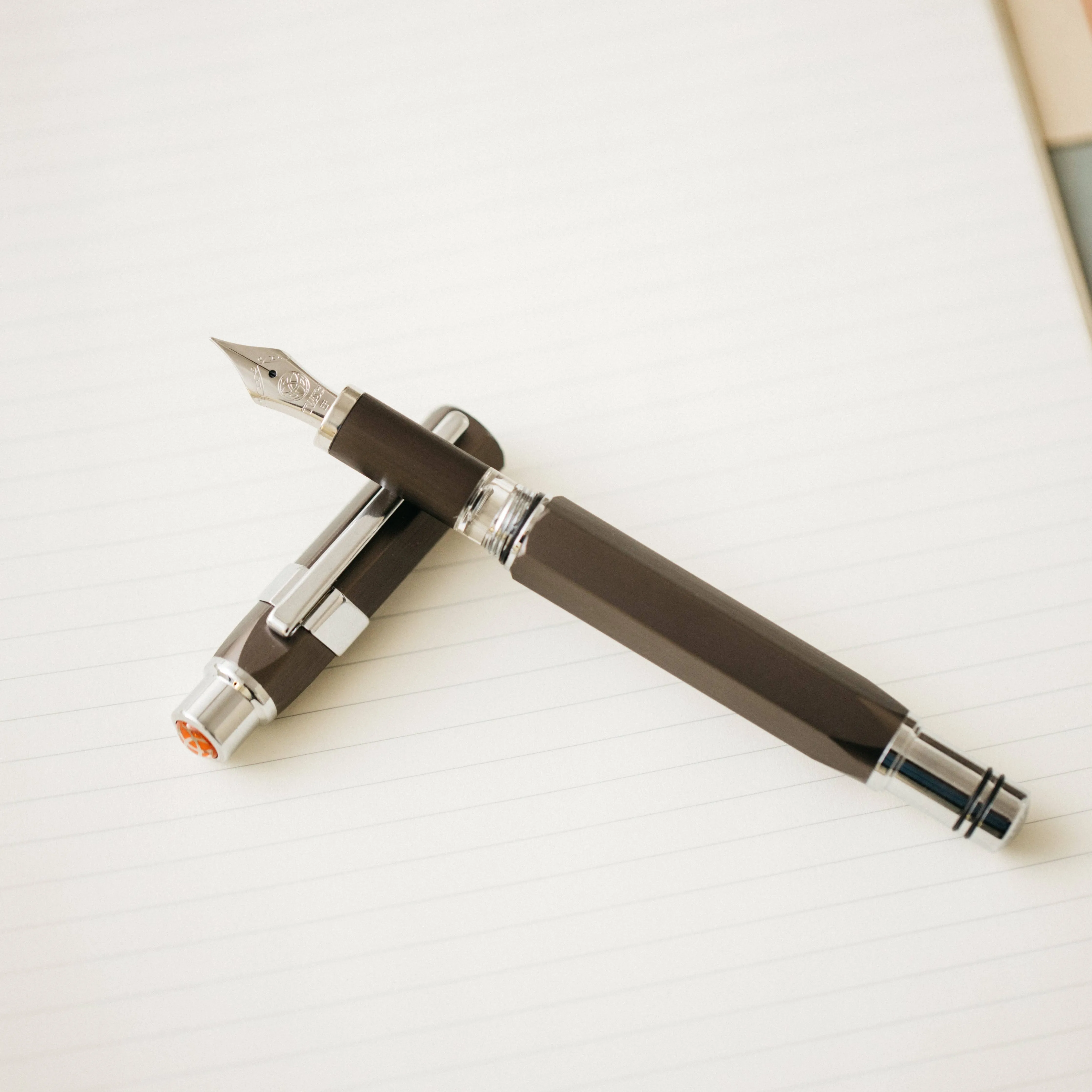 TWSBI Precision Fountain Pen - Gunmetal - Broad - Pen Boutique Ltd