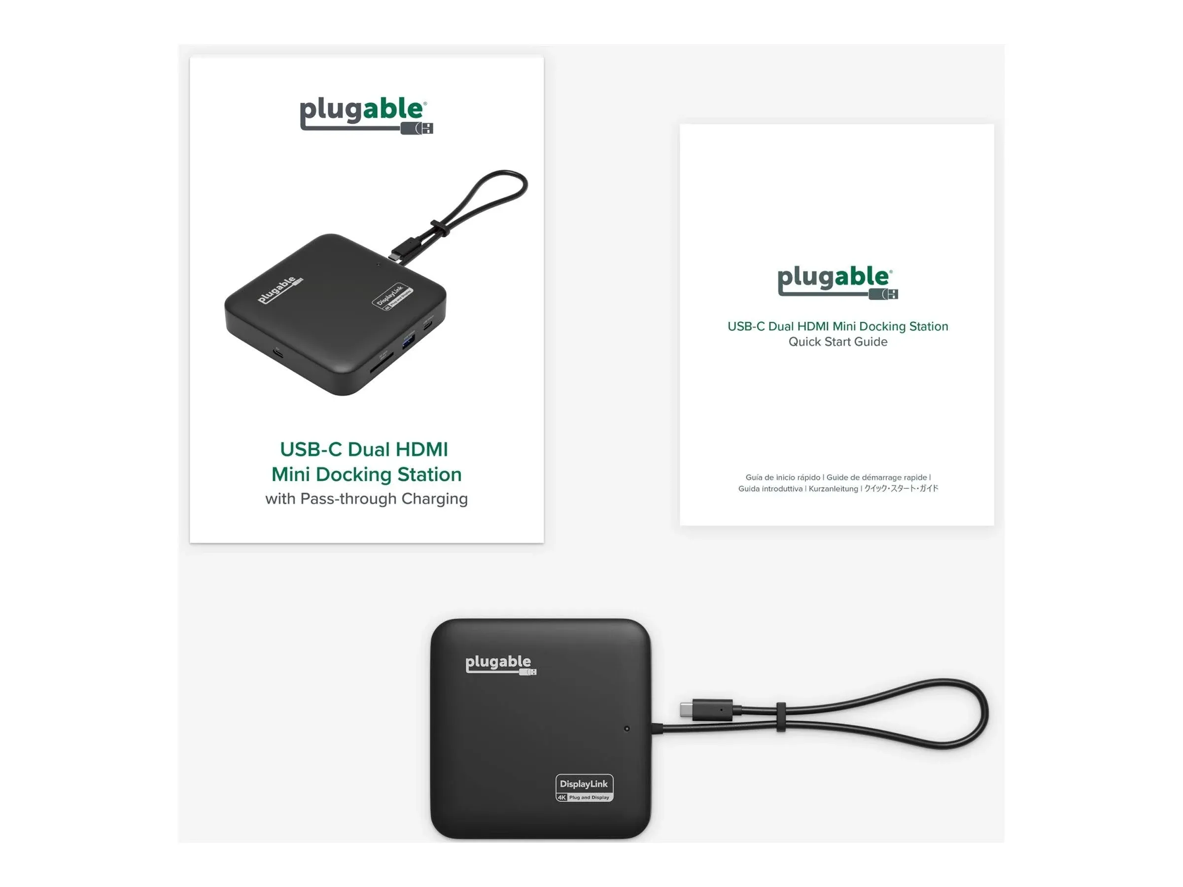 Plugable USB-C Dual HDMI Docking Station