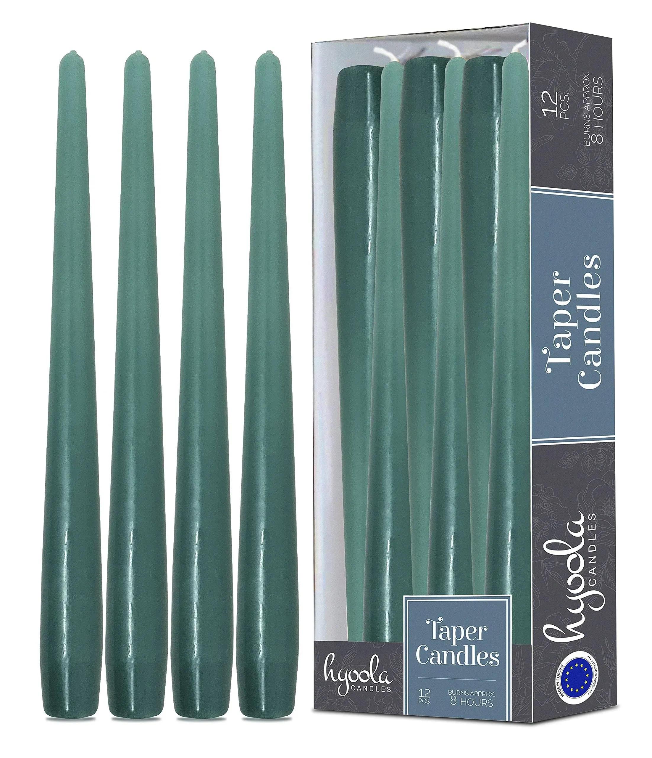 Hyoola Emerald Taper Candles