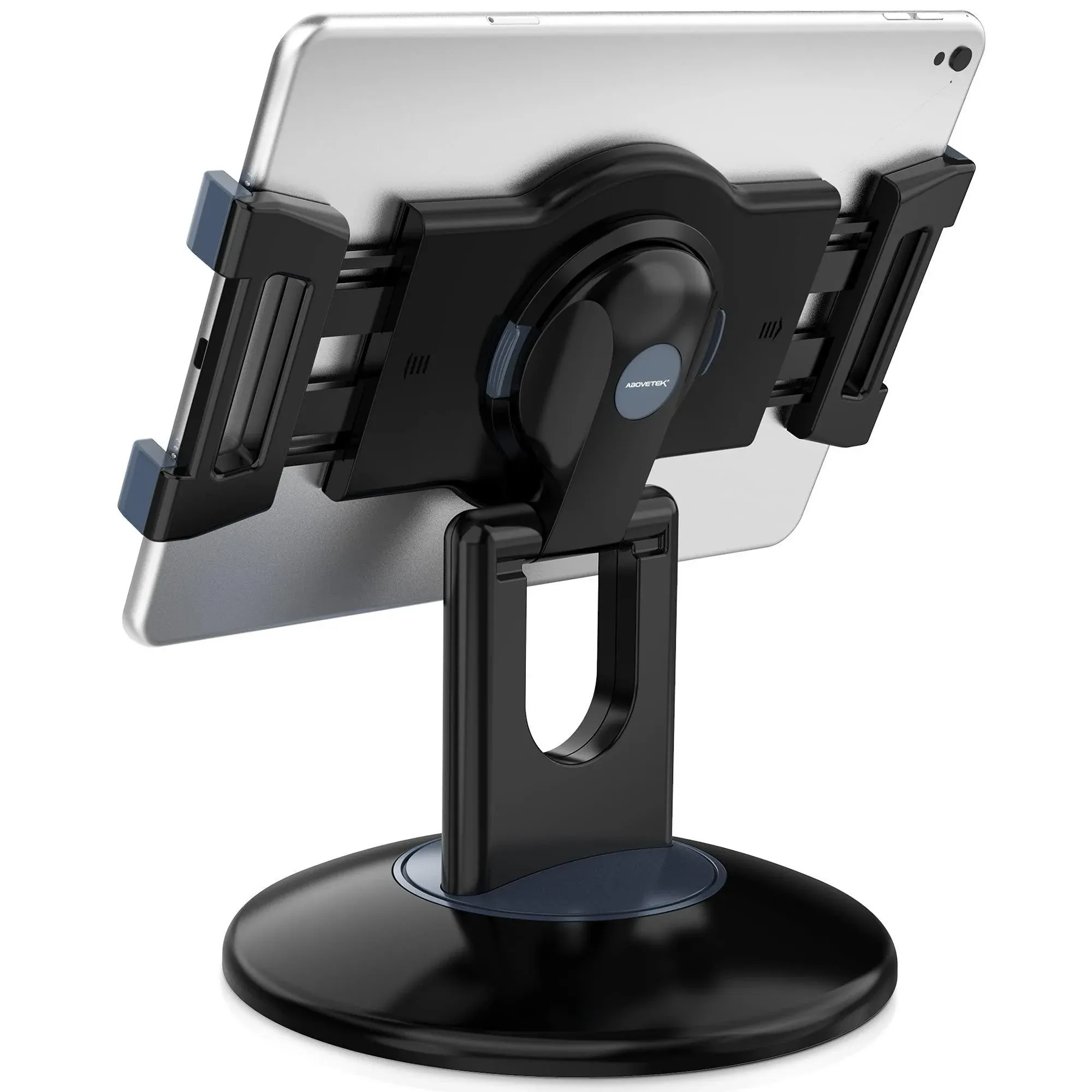 AboveTEK Retail Kiosk iPad Stand, 360Â° Rotating Commercial Tablet Stand,