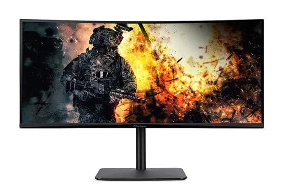 Acer 34HC5CUR Pbiiphx 34" 2K WQHD (3440 x 1440) 144Hz Ultrawide Curved Screen Gaming Monitor