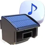 HTZSAFE Solar Driveway Alarm System-1/4 Mile Long Transmission Range-Solar No