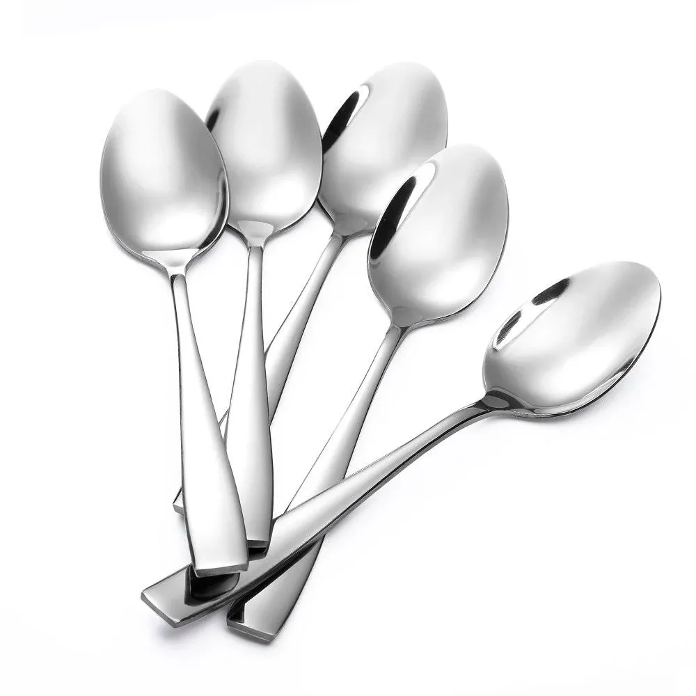 Eslite 24-Piece Large Stainless Steel Dinner Spoons,8 Inches