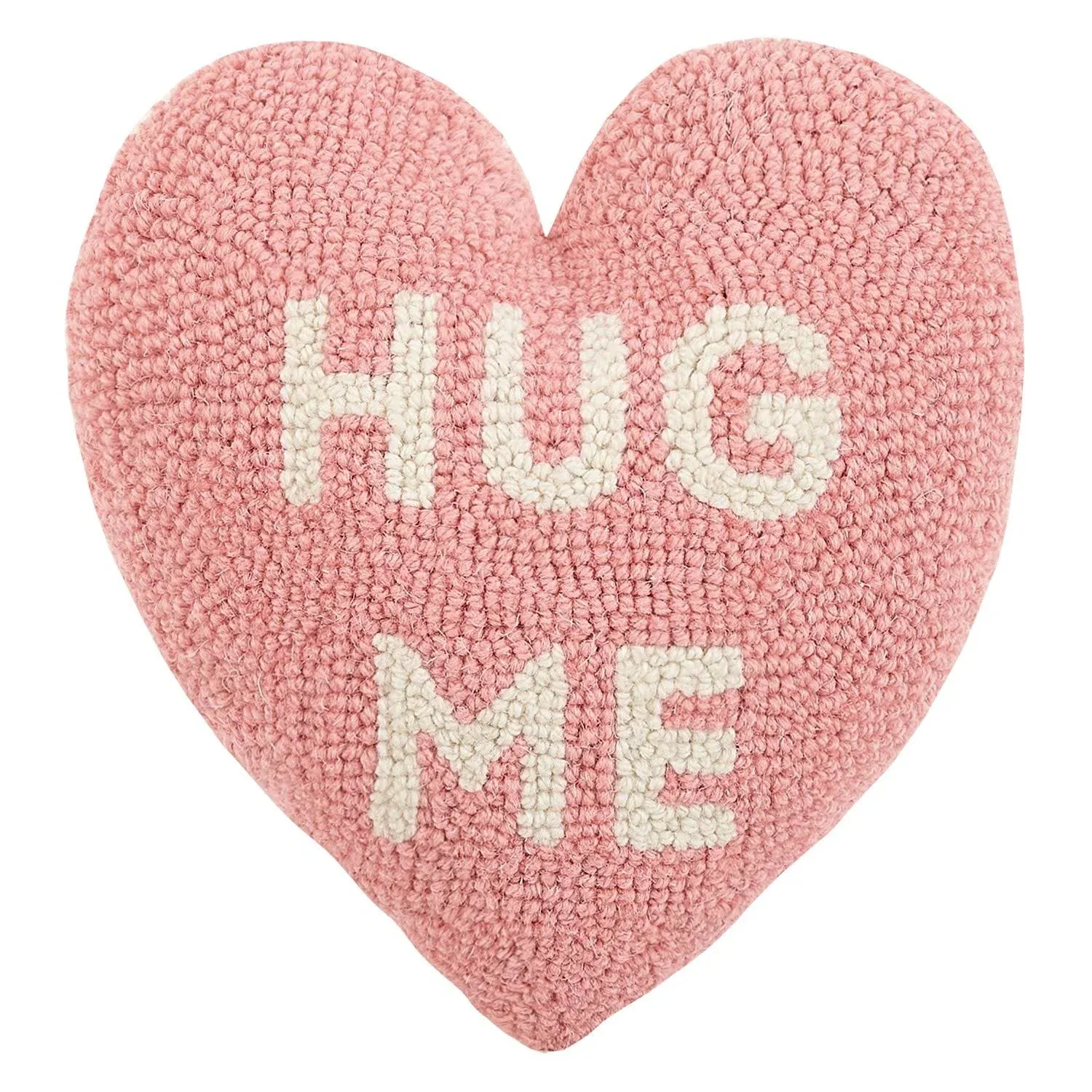 Peking Handicraft 30jes1588c10ht Hug Me Heart Shape Hook Pillow