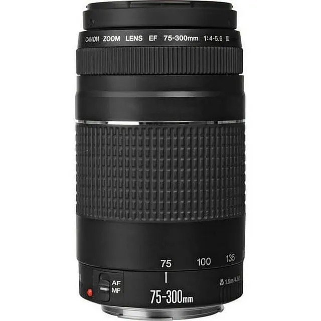 Canon EF 75-300mm f/4-5.6 III Telephoto Lens