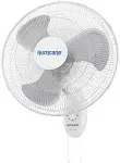 Hurricane Supreme Oscillating Wall Mount Fan 12，16，18 in