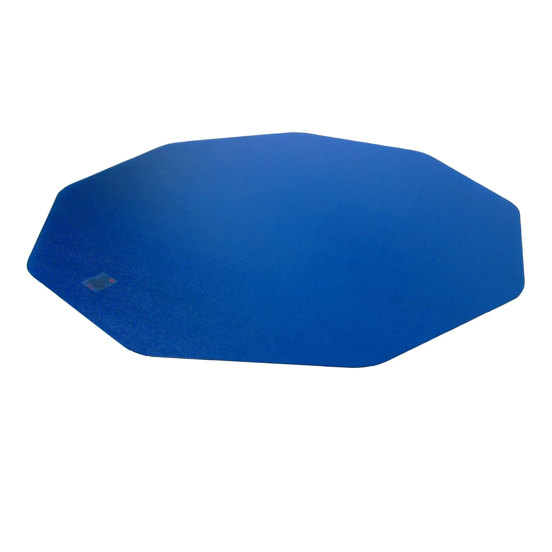 Floortex 9Mat Polycarbonate 9-Sided Blue Chair Mat for Hard Floors - 38" x 39"