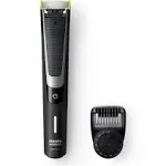 Philips Norelco Oneblade Pro Hybrid Electric Trimmer and Shaver, Black, QP6510/70