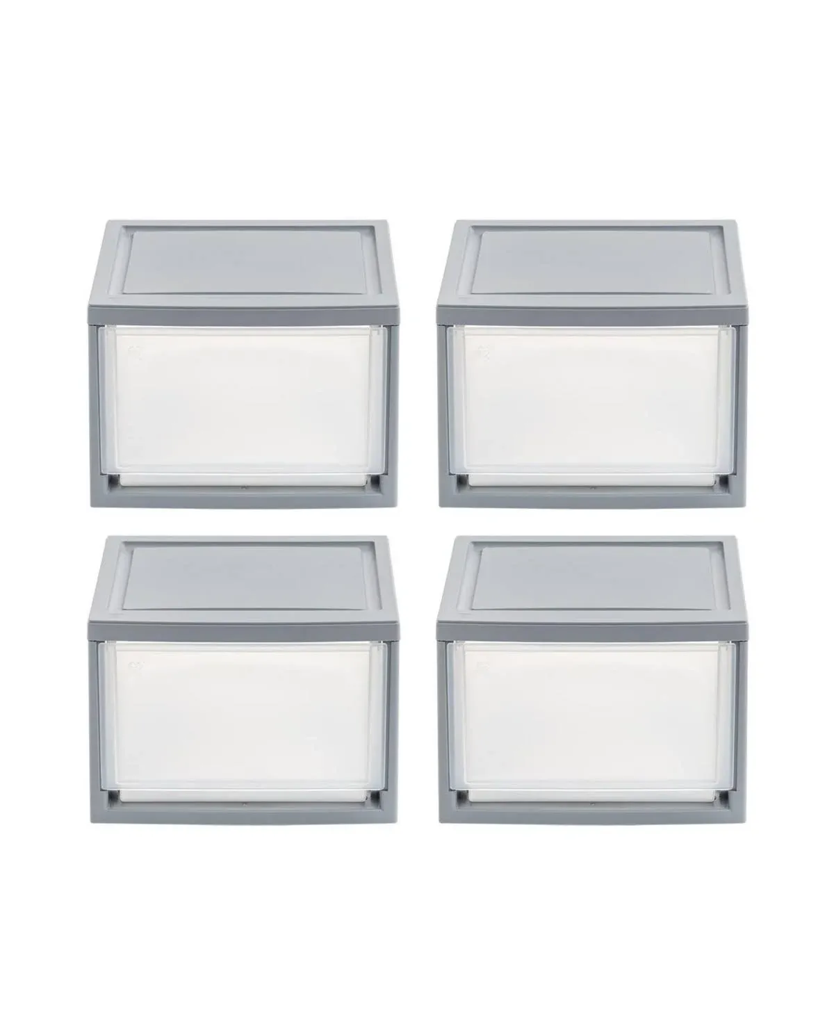 IRIS 14.5qt 4pk Mini Stacking Drawer