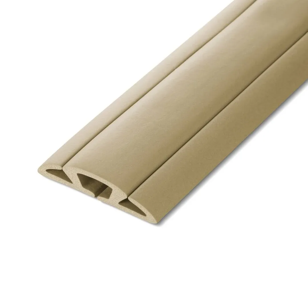 Cord Protector and Concealer 2.6&#034; x 5 ft Beige UTWCP501BG