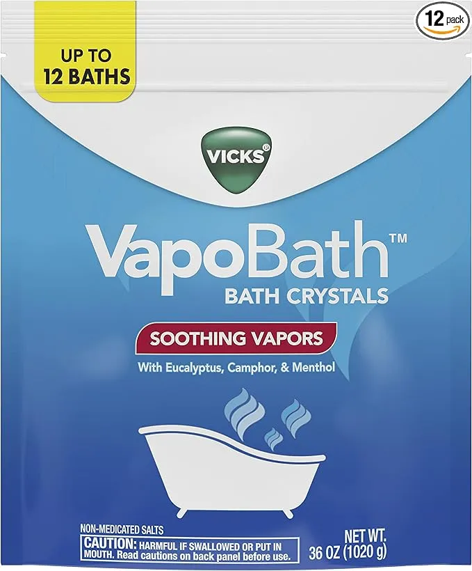 Vicks VapoBath Soothing Vapors Bath Crystals