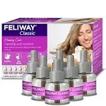 FELIWAY Classic Cat Calming Pheromone, 30 Day Refill - 6 Pack