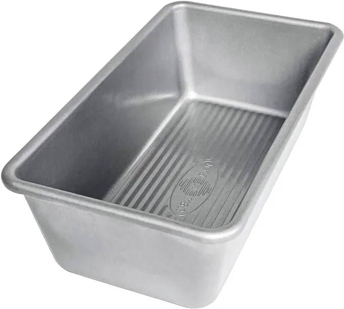 USA Pan Bakeware Seamless Nonstick Loaf Pan, 1 lb, Aluminized Steel