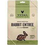 Vital Essentials Freeze-Dried Rabbit Entree Cat Food Mini Nibs 8 oz